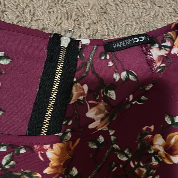 Papermoon floral blouse size XL - Picture 2 of 9